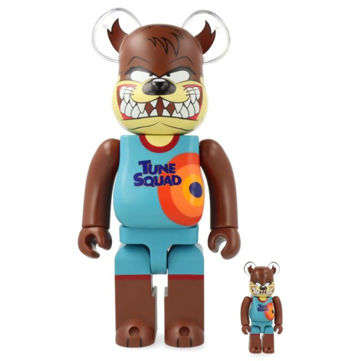 400% + 100% Bearbrick Taz (Space Jam A New Legacy) Medicom Toy - 1