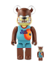 400% + 100% Bearbrick Taz (Space Jam A New Legacy) Medicom Toy - 1