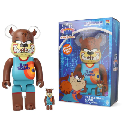 400% + 100% Bearbrick Taz (Space Jam A New Legacy) Medicom Toy - 3