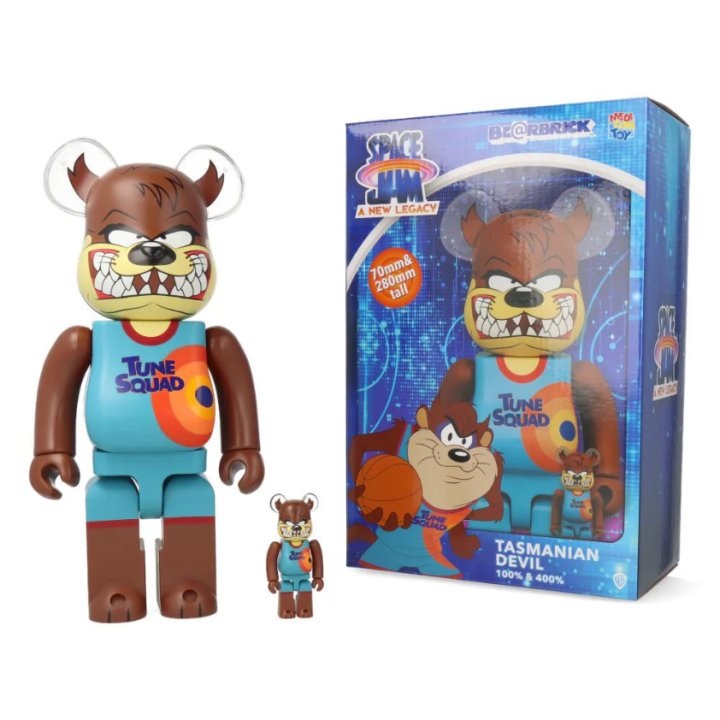 400% + 100% Bearbrick Taz (Space Jam A New Legacy) Medicom Toy - 3