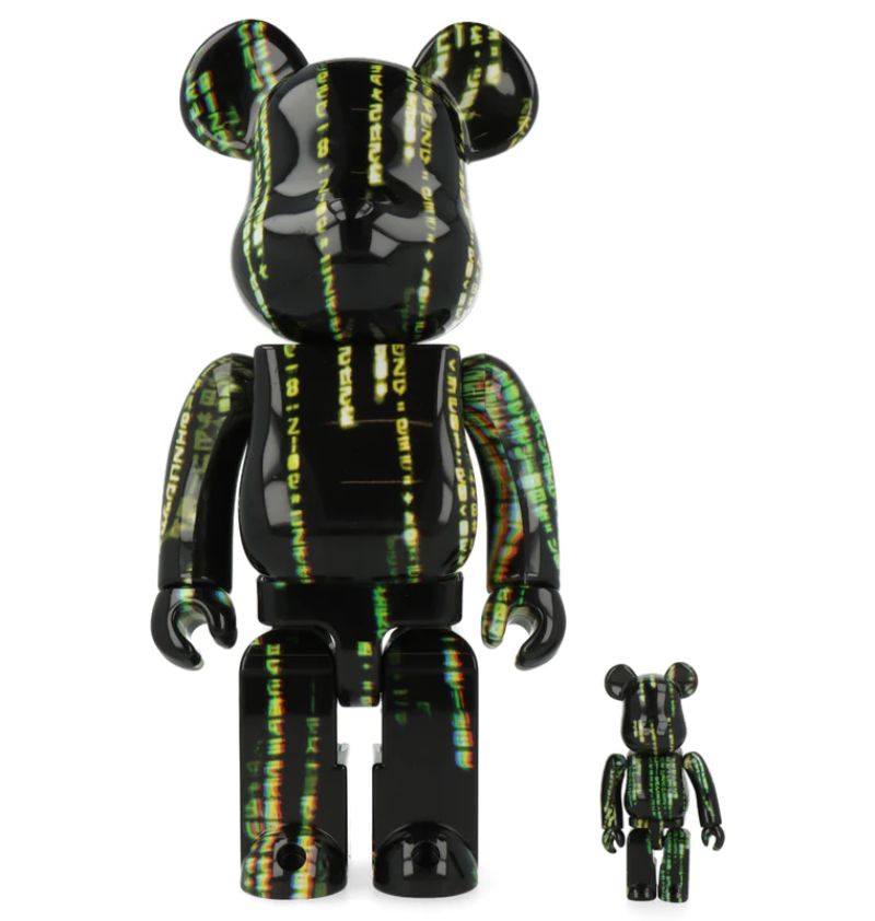 Bearbrick The Matrix Resurrections 100% & 400% Medicom Toy - 1
