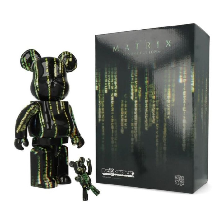 Bearbrick The Matrix Resurrections 100% & 400% Medicom Toy - 3