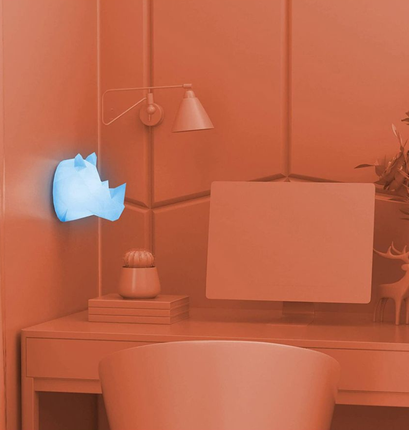 Mob - Veilleuse Murale - Wild - Light - Rhino  - 1