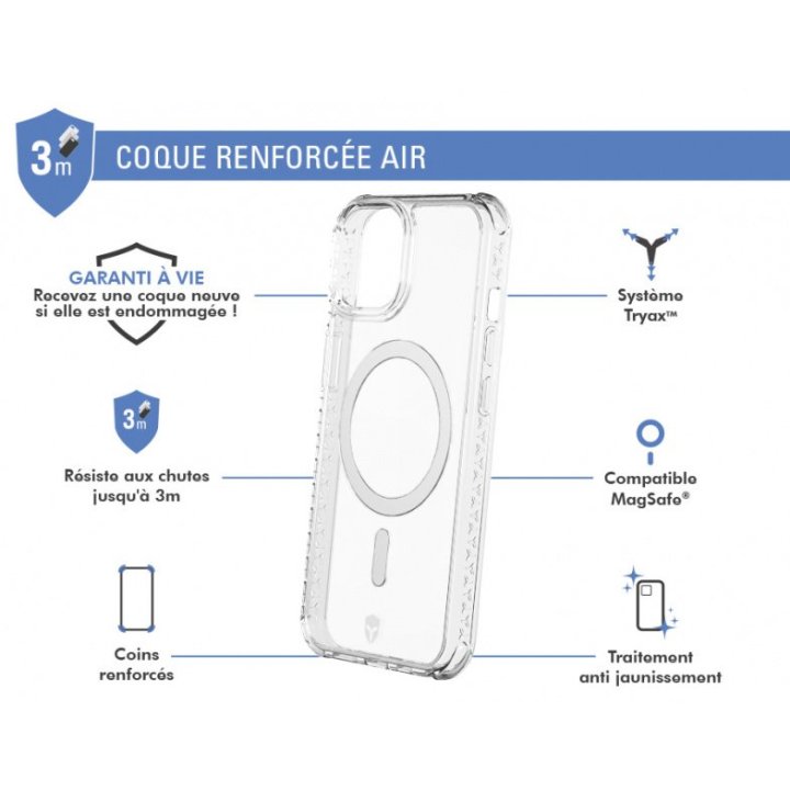 Force Case - Air - Coque renforcée Magsafe - Transparente Force - 3