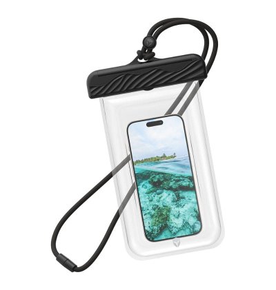 Pochette Etanche & Flottante Renforcée IPX8 Noire  - 1