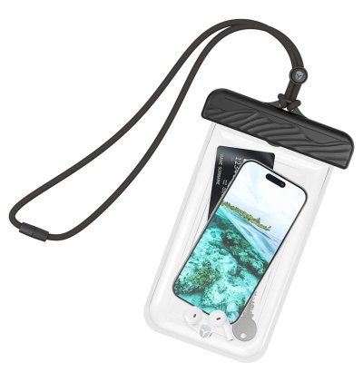 Pochette Etanche & Flottante Renforcée IPX8 Noire  - 3