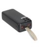 Batterie de secours USB A/USB C 30000mAh Power Delivery Noir Rivacase  - 2