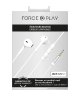Ecouteurs Jack 3.5mm Bouton Conception renforcée Blanc - Force Play Force - 4