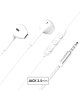 Ecouteurs Jack 3.5mm Bouton Conception renforcée Blanc - Force Play...
