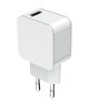 Chargeur maison 2.4A USB A FastCharge Blanc - Bigben  - 2 Chargeur maison 2.4A USB A FastCharge Blanc - Bigben  - 2