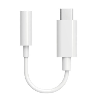 Adaptateur Jack 3.5mm vers USB C Blanc - Bigben  - 1 Adaptateur Jack 3.5mm vers USB C Blanc - Bigben  - 1