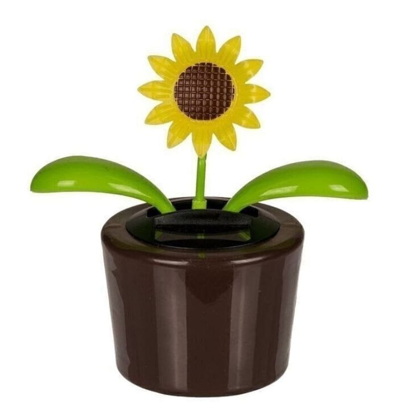 Figurine Solaire Fleurs Et Insectes  - 6
