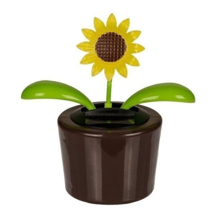 Figurine Solaire Fleurs Et Insectes  - 6