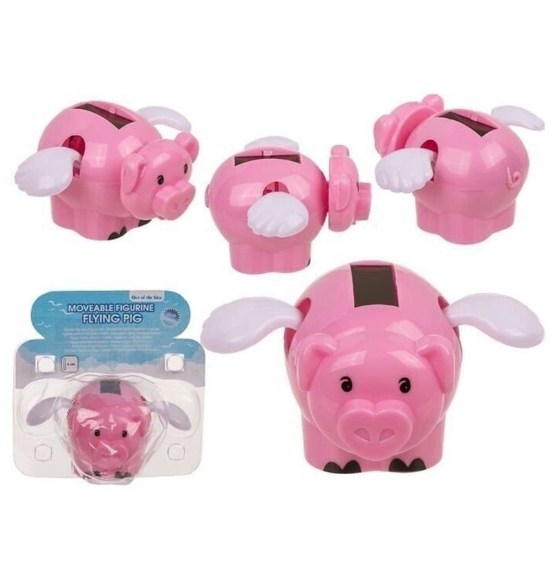 Figurine Solaire - Cochon  - 1 Figurine Solaire - Cochon  - 1