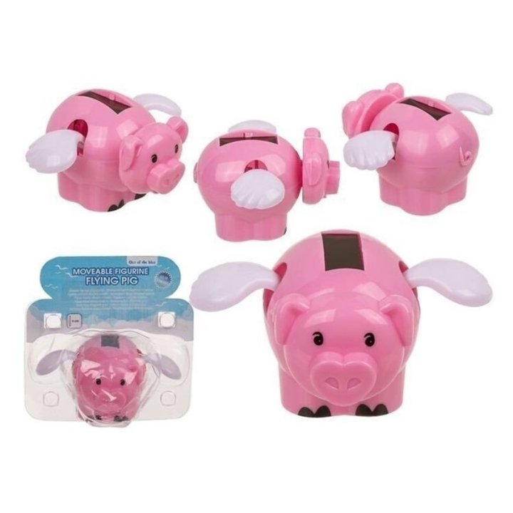 Figurine Solaire - Cochon  - 1