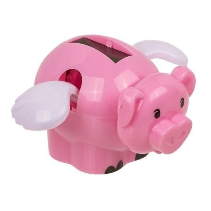 Figurine Solaire - Cochon  - 3