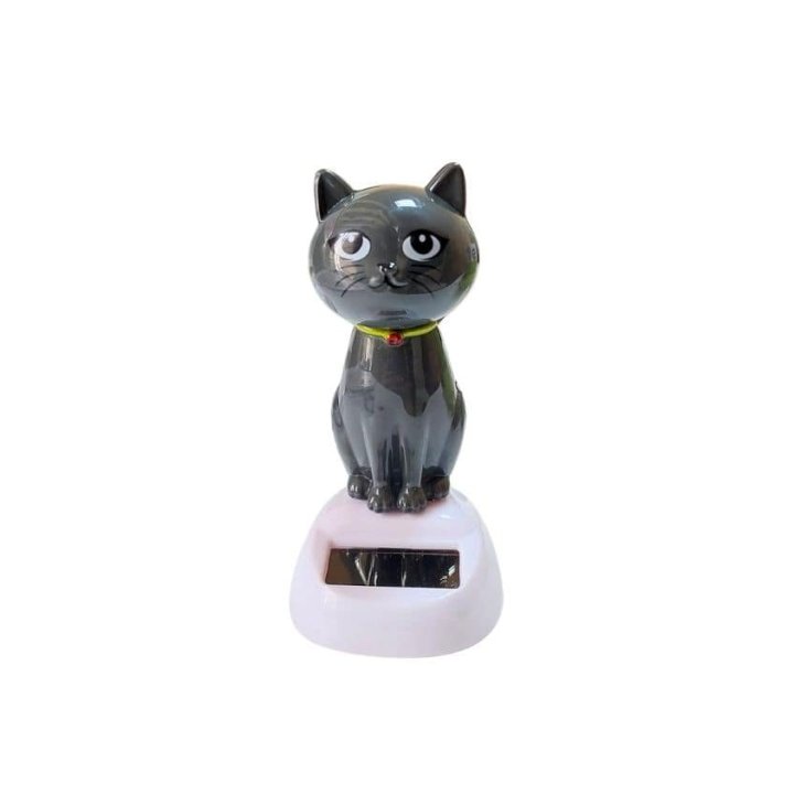 Figurine Solaire - Chat  - 5
