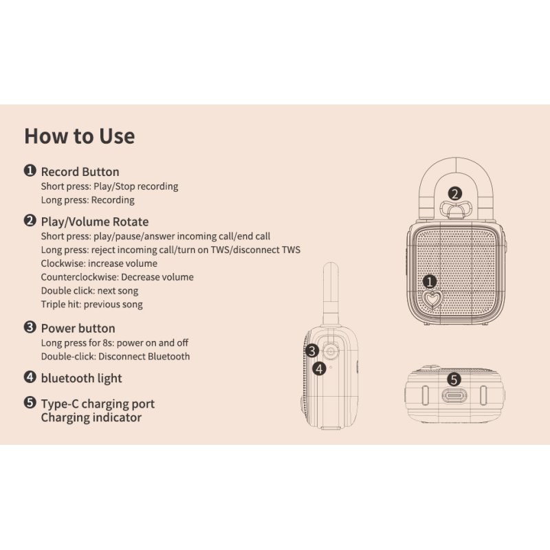 Divoom - Enceinte - Love Lock Divoom - 3 Divoom - Enceinte - Love Lock Divoom - 3