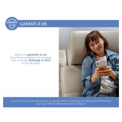 Chargeur maison 25W Power Delivery + Câble USB C/USB C Blanc Force Power Force - 5 Chargeur maison 25W Power Delivery + Câble USB C/USB C Blanc Force Power Force - 5