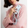 Bandoulière téléphone Universelle Cordon Bleu Ciel détails Silver -... Bandoulière téléphone Universelle Cordon Bleu Ciel détails Silver -...