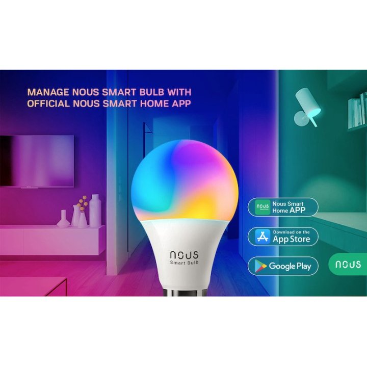 NOUS - 4x ampoules connectées Zigbee compatible Tuya  - 2