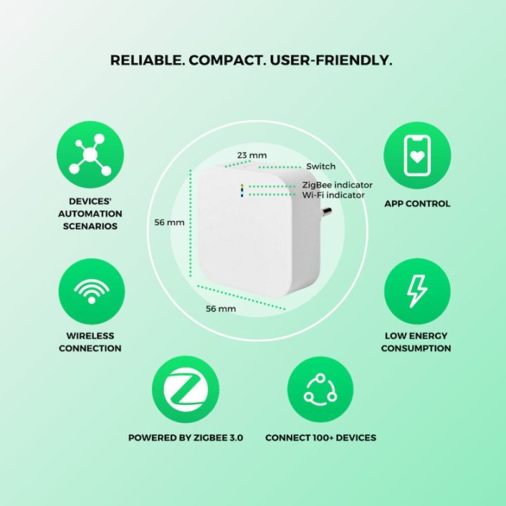NOUS - Box domotique E1 Zigbee 3.0 compatible SmartLife Tuya  - 6