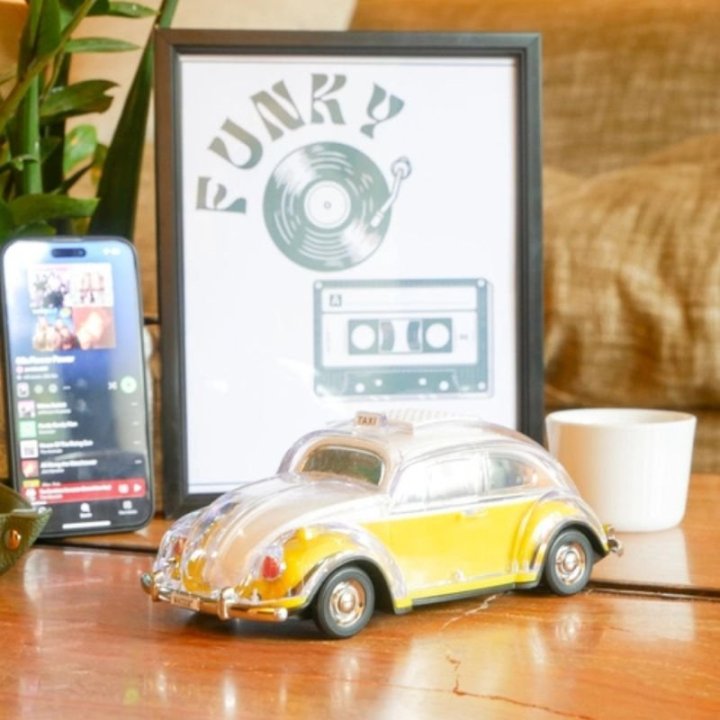Enceinte rétro et radio - Retro Taxi  - 2