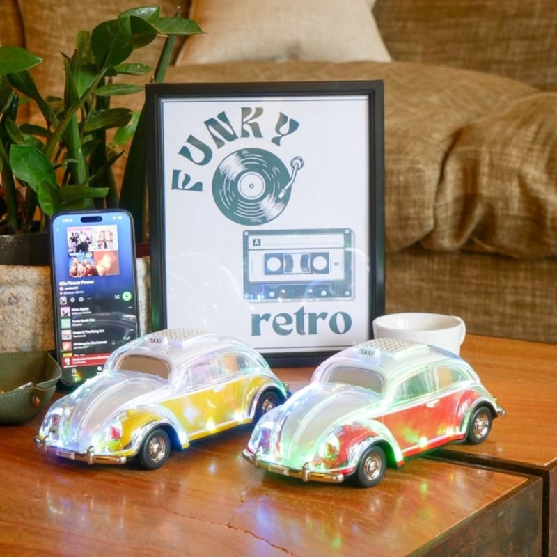 Enceinte rétro et radio - Retro Taxi  - 5