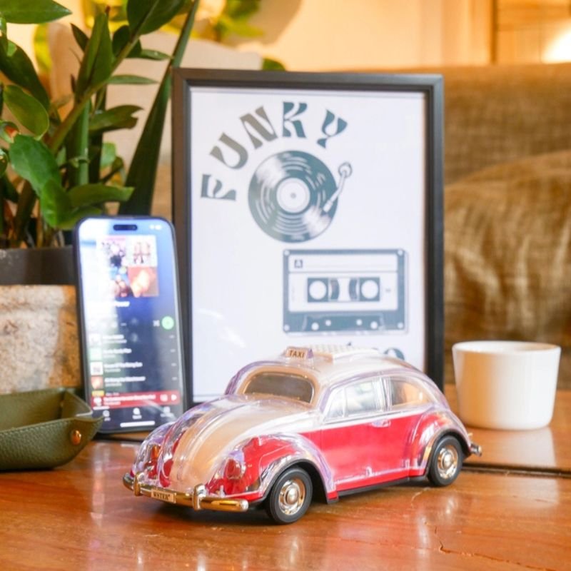 Enceinte rétro et radio - Retro Taxi  - 3