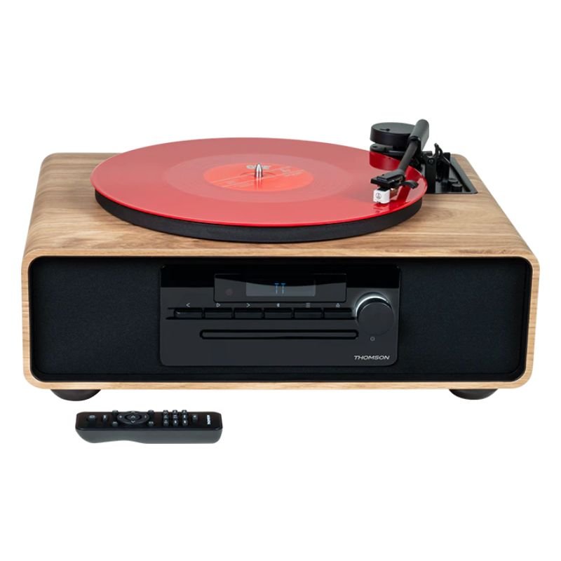 Thomson - Vinyl CD MP3 USB et Enceinte Bluetooth - MIC300TT  - 1 Thomson - Vinyl CD MP3 USB et Enceinte Bluetooth - MIC300TT  - 1