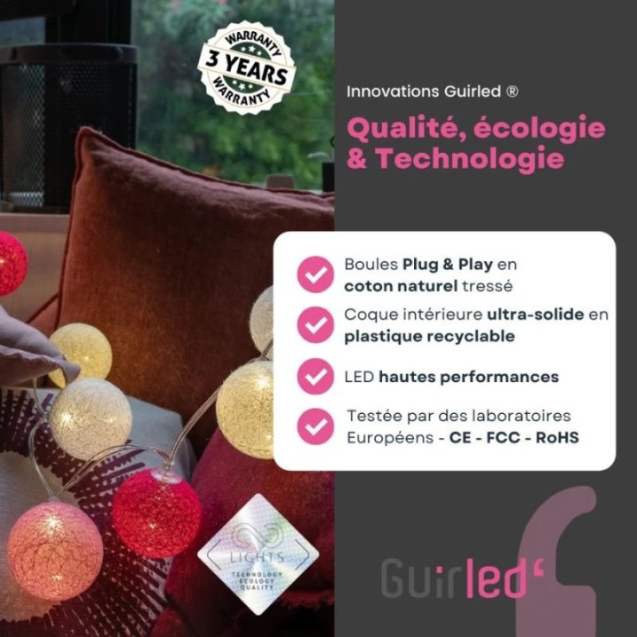 Guirlande Lumineuse Connectée avec Commande Vocale - Google et Alexa  - 13