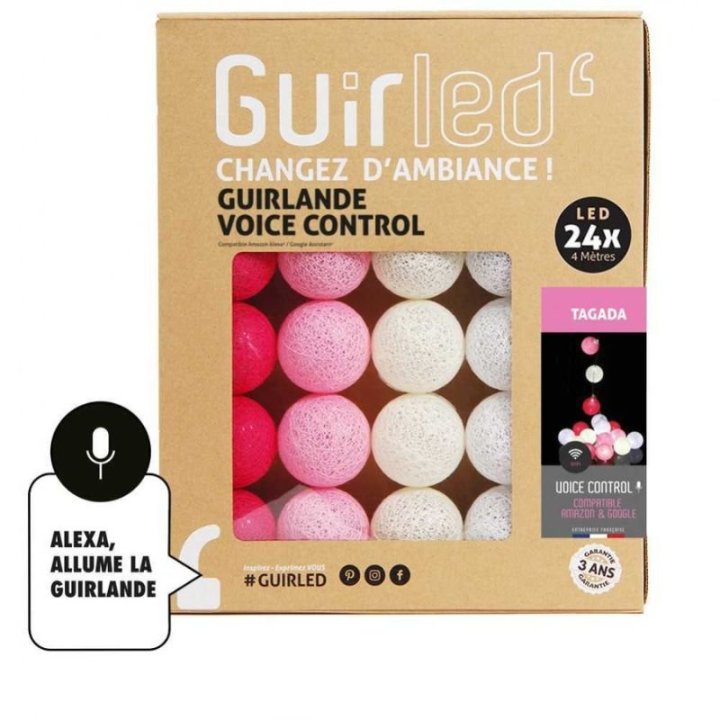 Guirlande Lumineuse Connectée avec Commande Vocale - Google et Alexa  - 3