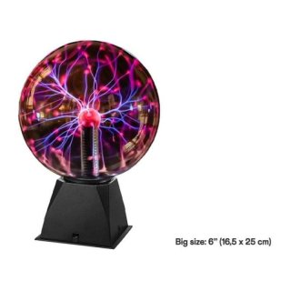 Boule de Plasma Magique 6 Pouces – Lampe Plasma Réactive au Son