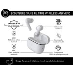 Force Play - Ecouteurs True Wireless ANC+ENC Force Play III Blanc - Garanti à vie  - 2