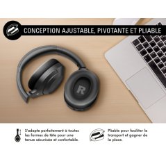Force Play - Casque Bluetooth® IMMERSION avec ANC + ENC circum-auriculaire  - 1 Force Play - Casque Bluetooth® IMMERSION avec ANC + ENC circum-auriculaire  - 1