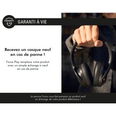 Force Play - Casque Bluetooth® IMMERSION avec ANC + ENC circum-auriculaire  - 2 Force Play - Casque Bluetooth® IMMERSION avec ANC + ENC circum-auriculaire  - 2