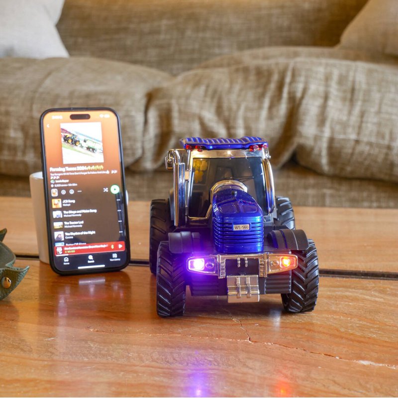 Tracteur Enceinte Rétro et phrase lumineux  - 1 Tracteur Enceinte Rétro et phrase lumineux  - 1