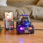 Tracteur Enceinte Rétro et phrase lumineux  - 1