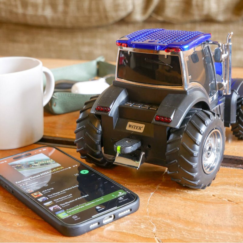 Tracteur Enceinte Rétro et phrase lumineux  - 2 Tracteur Enceinte Rétro et phrase lumineux  - 2