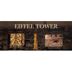Rolife - Puzzle 3D - Tour Eiffel lumineuse à LED - TGL01 Robotime - 3 Rolife - Puzzle 3D - Tour Eiffel lumineuse à LED - TGL01 Robotime - 3