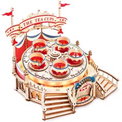 Rokr - Puzzle 3D - Manège Musical tasses tournantes - EA04 Robotime - 3 Rokr - Puzzle 3D - Manège Musical tasses tournantes - EA04 Robotime - 3