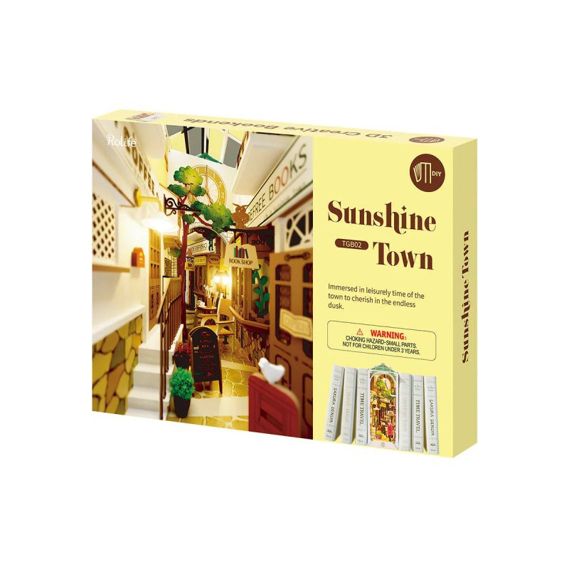 Rolife - Book Nook Sunshine Town - TGB02 Robotime - 2