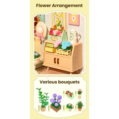 Blooming Tea Garden - DW013B de Rolife - DIY Blooming Tea Garden - DW013B de Rolife - DIY