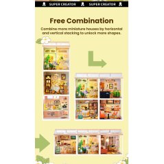 Blooming Tea Garden - DW013B de Rolife - DIY Blooming Tea Garden - DW013B de Rolife - DIY