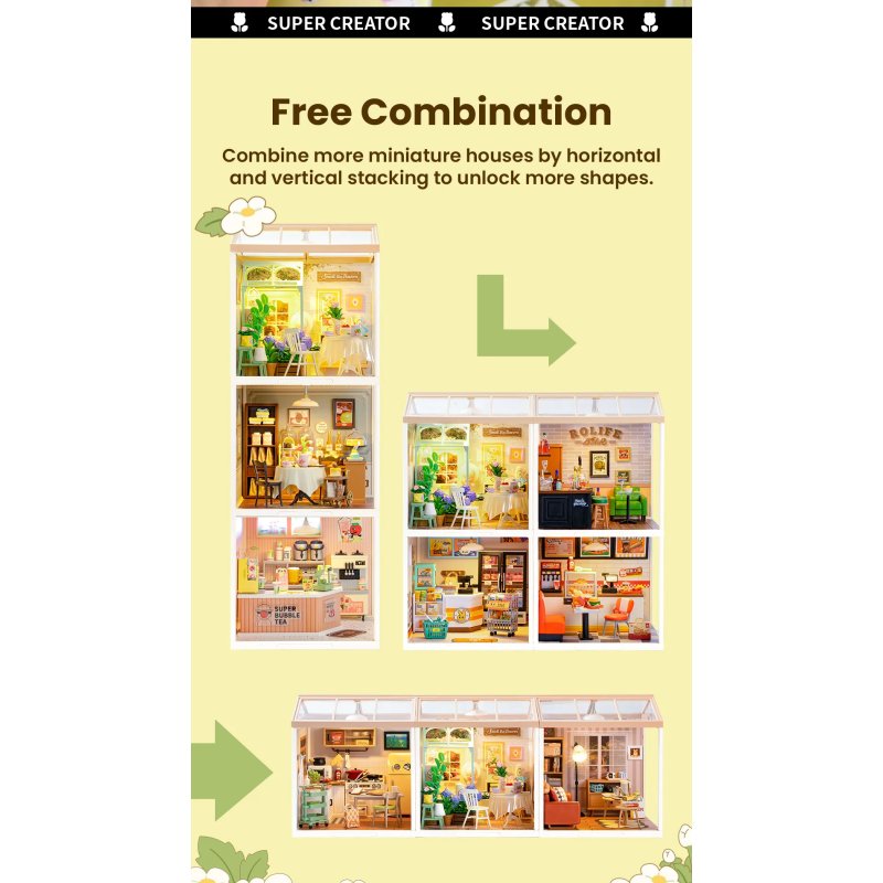 Blooming Tea Garden - DW013B de Rolife - DIY