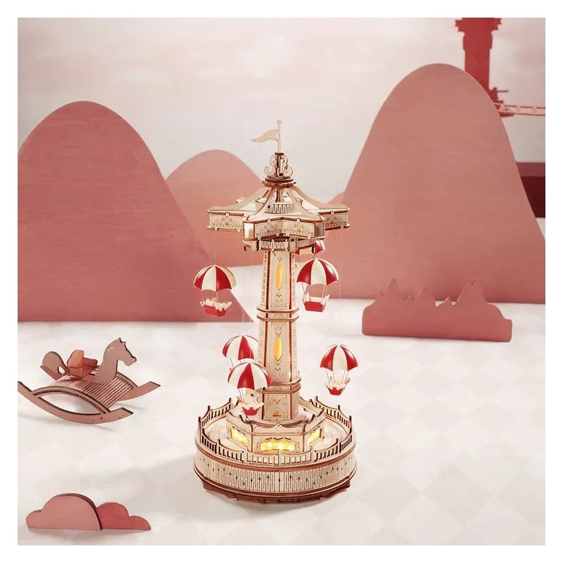 Parachute Tower - Puzzle 3D - EA01 de Rolife - DIY
