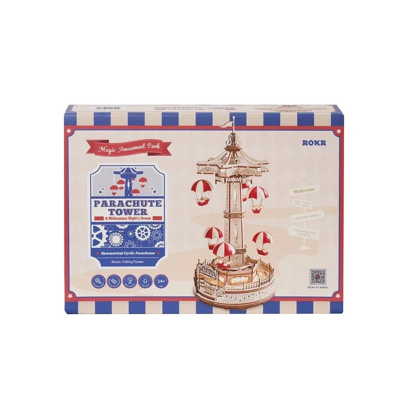 Parachute Tower - Puzzle 3D - EA01 de Rolife - DIY