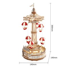 Parachute Tower - Puzzle 3D - EA01 de Rolife - DIY Parachute Tower - Puzzle 3D - EA01 de Rolife - DIY