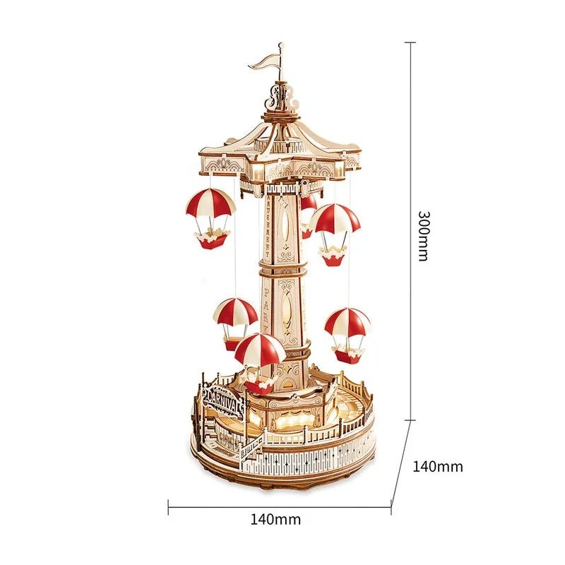 Parachute Tower - Puzzle 3D - EA01 de Rolife - DIY