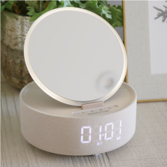 Réveil Chargeur Enceinte Réveil Miroir - Glow - La Boutique Techno-...